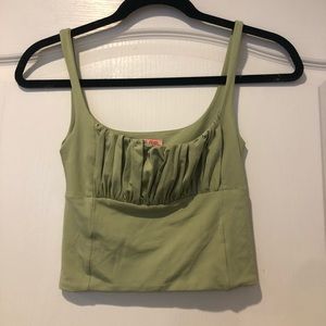 Verge girl green tank